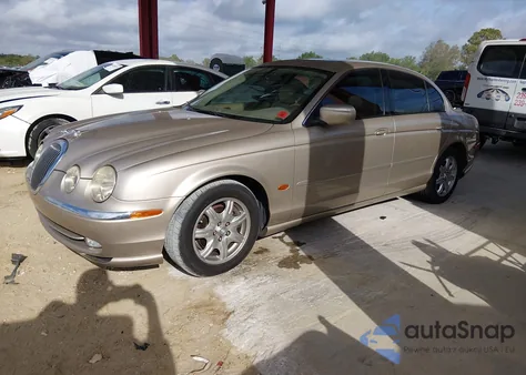 2000 Jaguar S-Type 4.0L V8 из США, поврежденный, VIN SAJDA01D1YGL67879